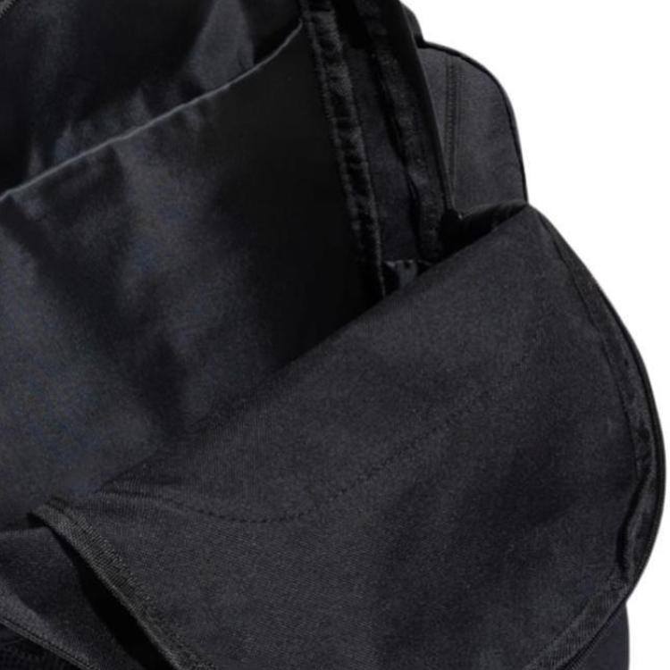 adidas Neo Striped Decorative Casual Fashion Color Block Zipper Backpack Unisex Backpack Black IB5224