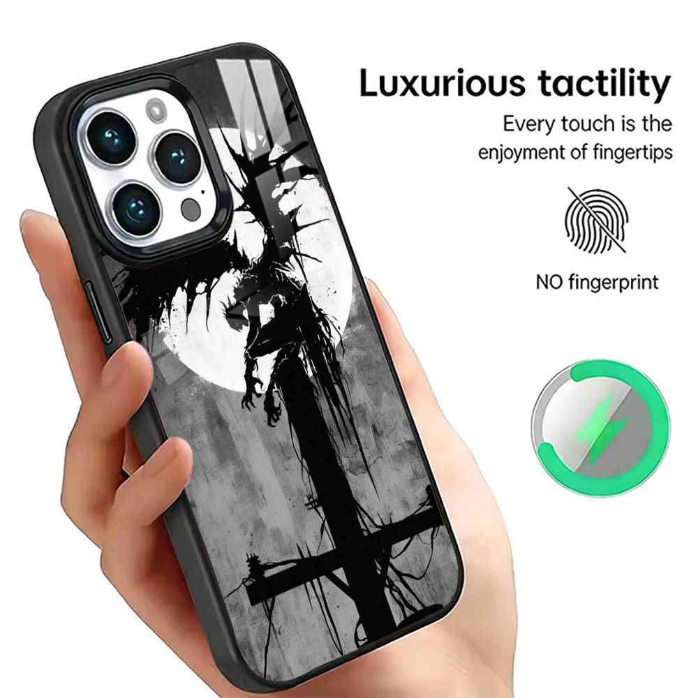 Dark Angel Phone Case For iPhone17,16,15,14,13,12,11 Plus,Pro Magnetic with Magsafe Wireless Charging