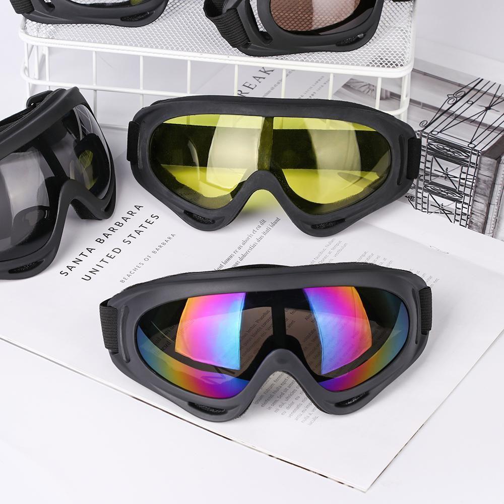 Unisex Snowboard Dustproof Moto Cycling Eyewear Glasses Lens Frame Ski Goggles Winter Windproof