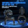 Penis Ring Vibrator Couple Vibrator Delay Ejaculation  Adult Sex Toys for Enhanced Erection Long Lasting Firmness Adult Sex Toys for Men or Couples