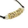 Used 10656 Logo Dice B2833WOMLQ_D97P 7986 Cube Dice Medallion Code Ivory D-Dice Resin Pearl Black Women's from Japan