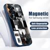 Fashion Collage Style Case For Samsung Galaxy S26 Ultra S25 Edge S24 Plus S23 FE S22 A17 A54 A55 A56 A57 5G Magnetic For Magsafe Matte Cover