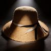 Paper Straw Wide Brim Sun Hat With Bow Knot For Summer Beach Vacation Style