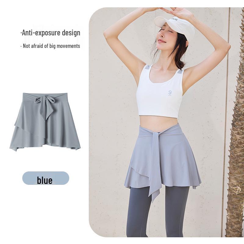 Yoga Skirt: One-Piece Sports Cover for Running and Fitness