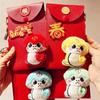 Chinese Plush Snake Lucky Money Packet Cross Body Snake New Year Money Envelope  Party Gifts
