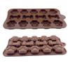 Silicone Chocolate Mold 14 -grid DIY Cake Baking Tool Dog Bone Cat Paw Temperature Resistance -40~ 230°C Pudding Jelly Mold