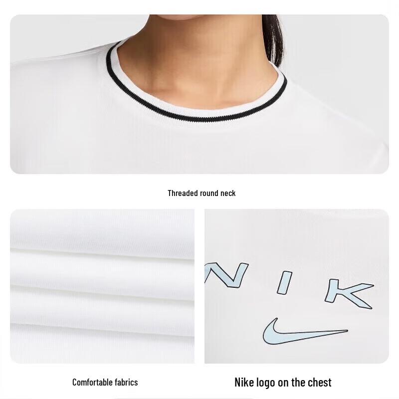 Nike Women's Athletic Long Sleeve Crewneck T-Shirt