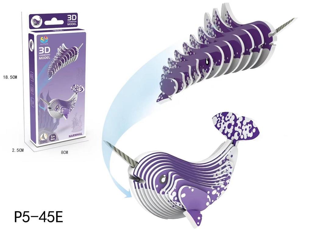 Animal 3d Dinosaur Model Craft Kit Diy Paper Jigsaw Puzzle Kid Toy Educational