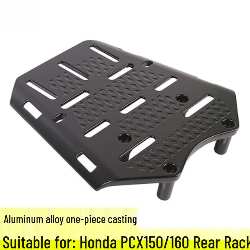 Honda 160 Rear Rack: Aluminum Alloy Motorcycle Tail Box Luggage Rack with Thickened Fixing Bracket