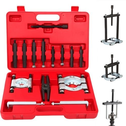 LOOKGOU Bearing Separator, 30-75mm, Hub Bearing Puller, Gear Puller, 5-Ton Capacity, Claw Type, Bearing Remover, 14-Piece Set