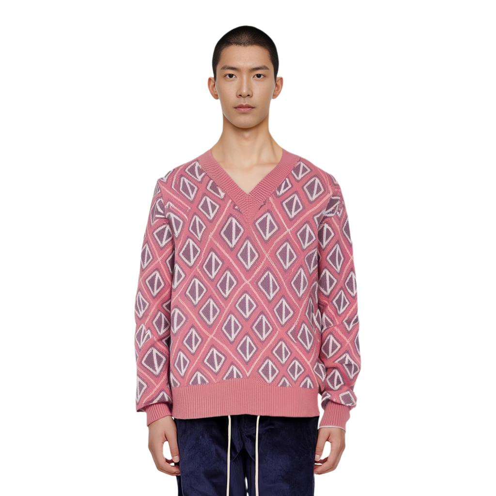 DIOR Homme Cd Diamond Motif Jumper 283M641A-T067-484