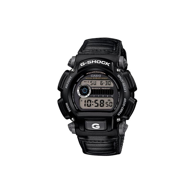 

Casio G-SHOCK Series Fashion Trend Retro Versatile Classic Military Standard LCD Display Electronic Waterproof Quartz Movement Leather Strap DW9052V-1 чёрный