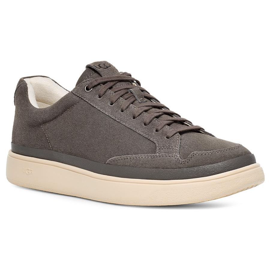 UGG Round Toe Lace-Up Comfortable Versatile Lightweight Durable Low-Top Sneakers Men Sneakers Charcoal 1154150-CHRC