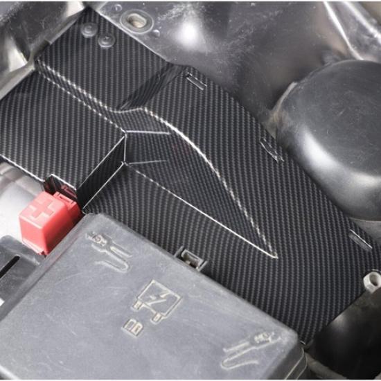 Carbon Fiber Engine Side Wire Dust Cover for Dodge Charger 2011+ /Challenger 15+