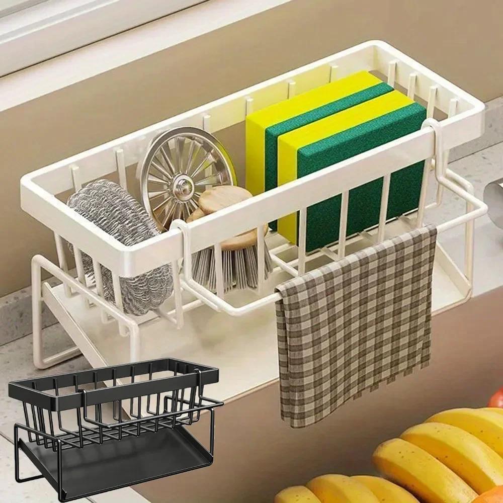 Kitchen sink storage rack with automatic drain kitchen sink, sink storage cabinet,sink countertop storage rack
