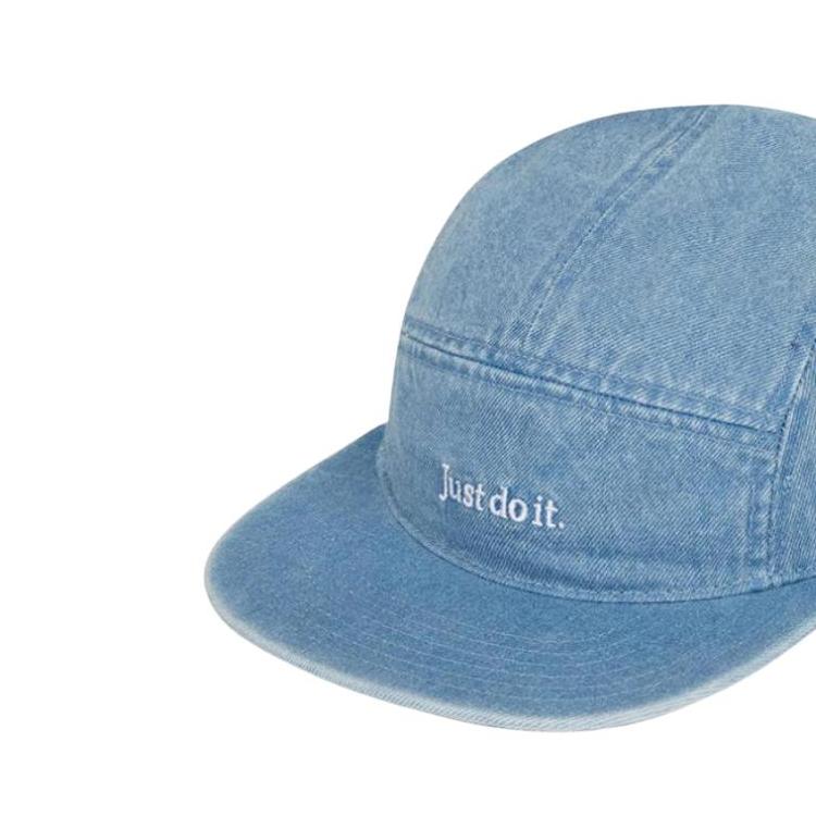 Nike Logo Design Cotton Polyester Baseball Cap Unisex Hats Blue IB2345-429