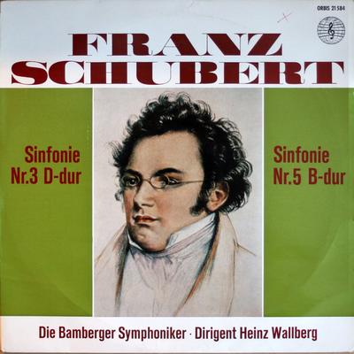 LP Record FRANZ SCHUBERT HEINZ WALLBERG BAM  Sinfonie Nr. 3 Ddur  Sinfonie Nr. 21584 Orbis 1964 Germany Classical Used