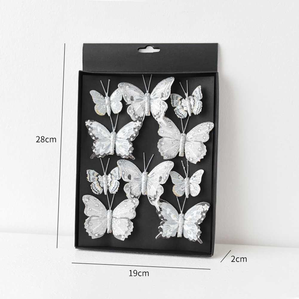 Butterfly Christmas Decoration Handmade Butterfly Set