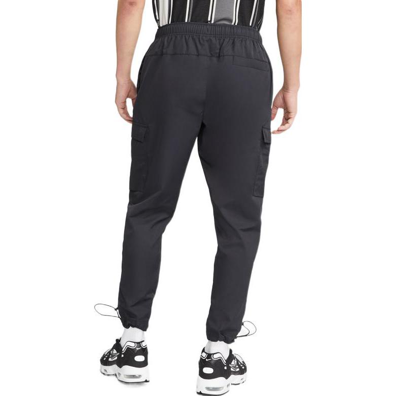 Nike Sportswear Solid Color Logo Weave Utility Casual Pants Men Bottoms Black DN4361-010
