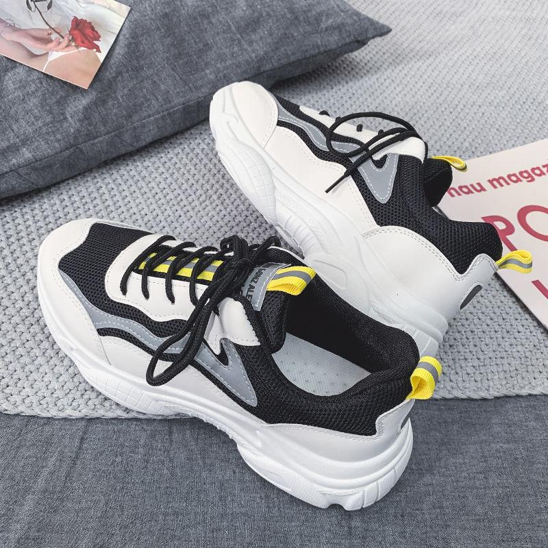 Мода Весна и Осень Женская Мода Повседневная Обувь Круглый Носок Шнуровка Женские — фото 5