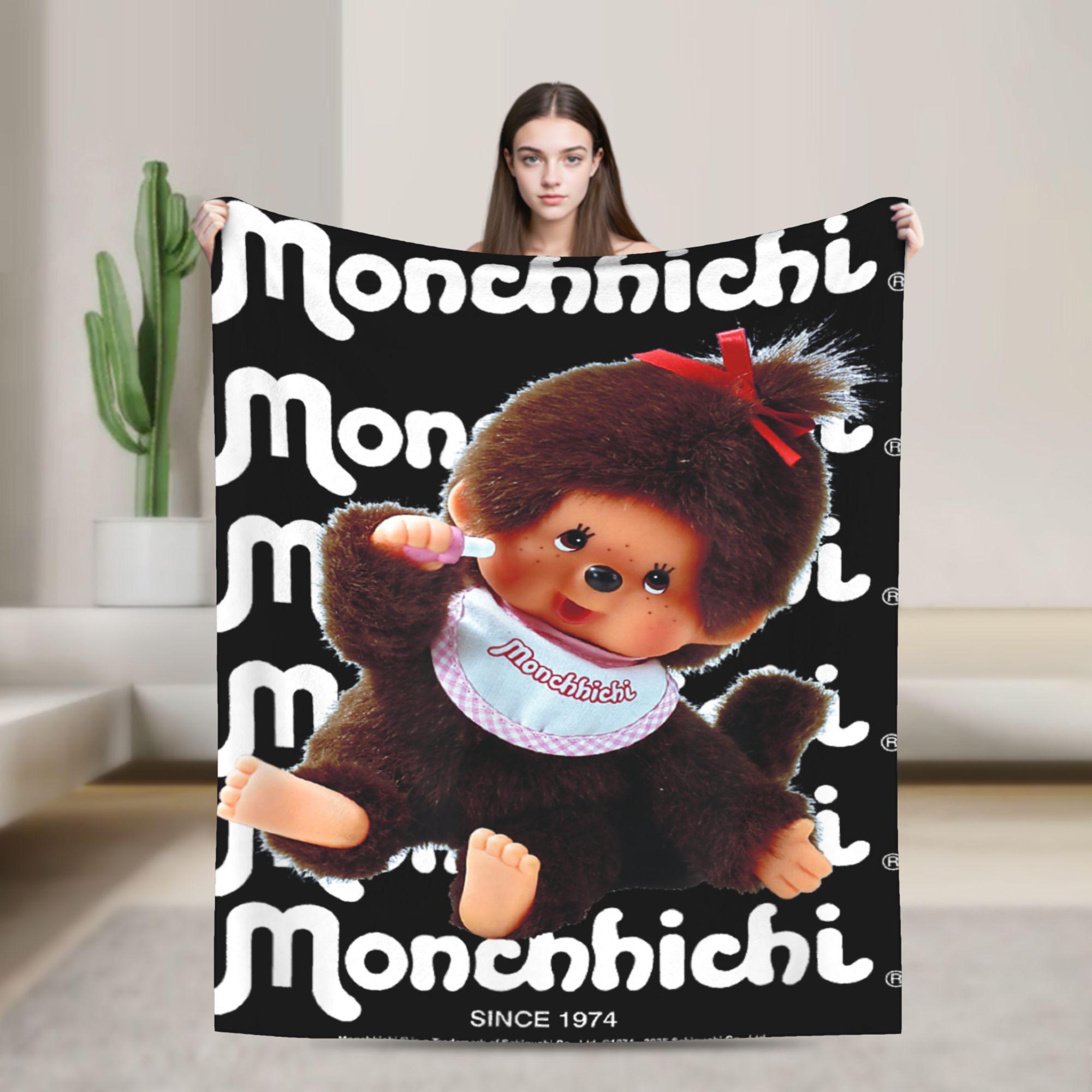 

Monchhichi Japanese Art Style The Part is A Mind Cute Twins Blanket Warm Bedding Throws Winter Girls Boys Couch Bed Bedspread 75x100cm (30x40inch)