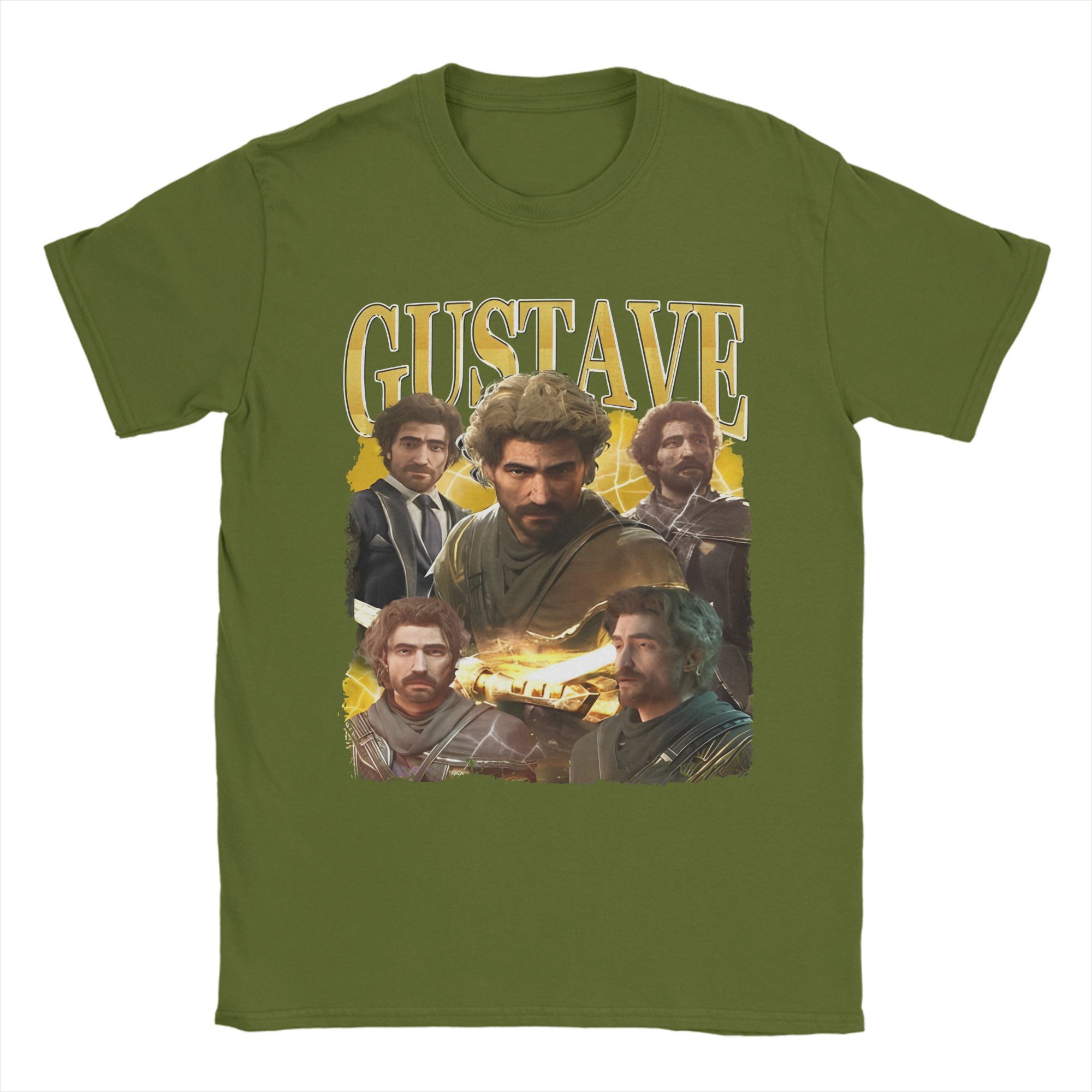 Новинка Expedition 33 Футболки для мужчин с круглым вырезом из чистого хлопка Футболка с персонажем видеоигры Футболки с коротким рукавом 6XL Одежда 4XL