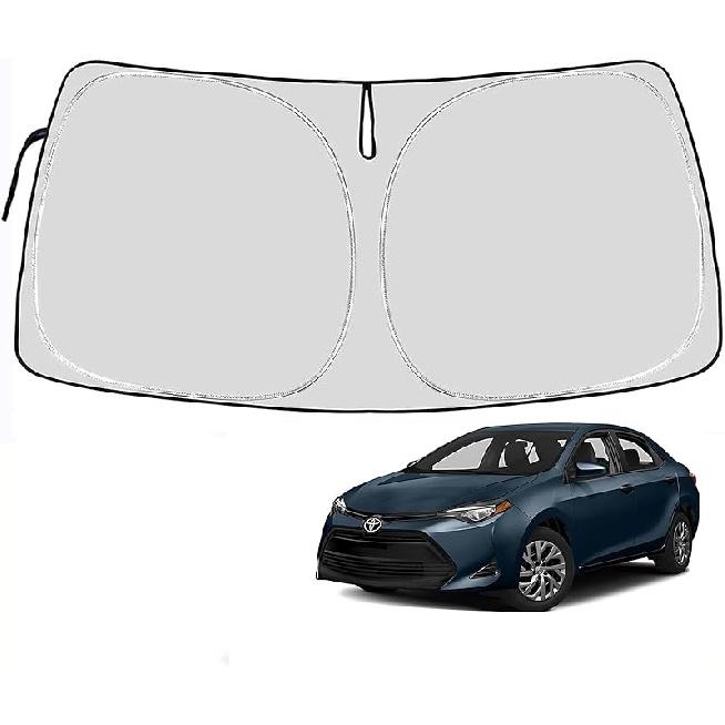 Toyota Corolla Windshield Sun Shade Cover For 2014-2025 Toyota Corolla 4-Layers Front Window Shade 240T Sunshade Sun Visor Protector Foldable Blocks