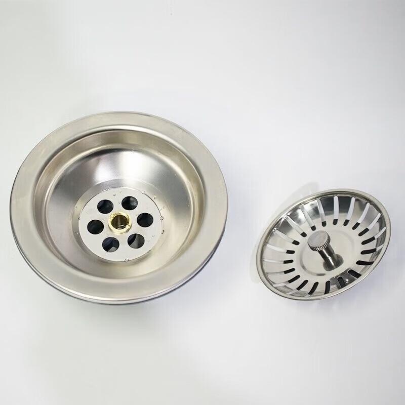 Edelstahl Einzelspüle Abflussrohr Set