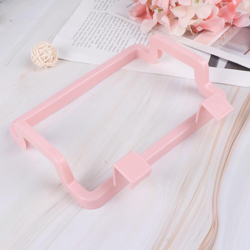 Портативный кухонный держатель для мешка для мусора, шкафы-инкогнито, тканевая вешалка для полотенец, инструменты розовый