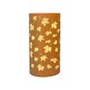 Glass LED Electronic Light Engraved Real Glass Cup LED Flickering Candle For Home And Holiday Decoration