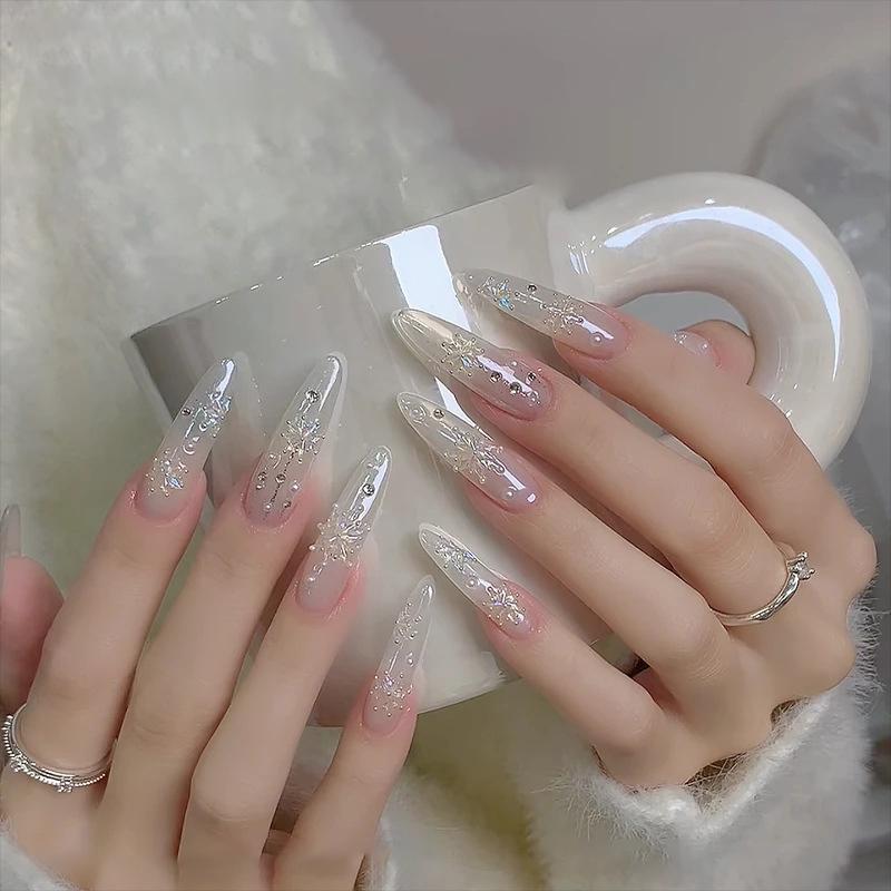 50 Stück Mini Rhombus Zirkon Weiß Nail Art Strasssteine Nagelanhänger Maniküre Ornamente Nail Art Enthusiasten