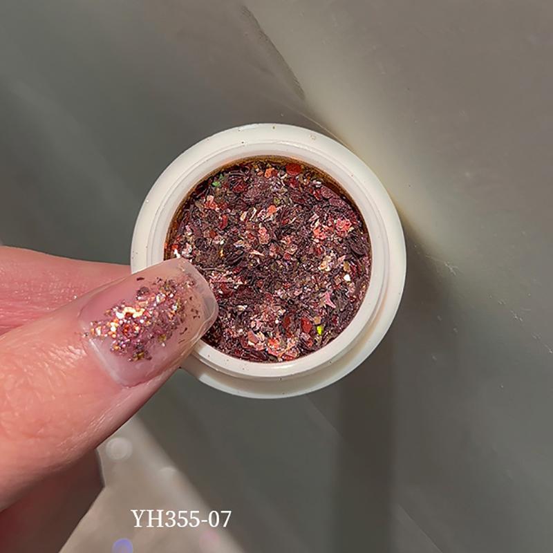 

Maillard Sparkly Mixed Nail Sequins Uv Gel Acrylic Autumn Winter Popular Flakes Manicure Tips Charms For Women Girls Diy