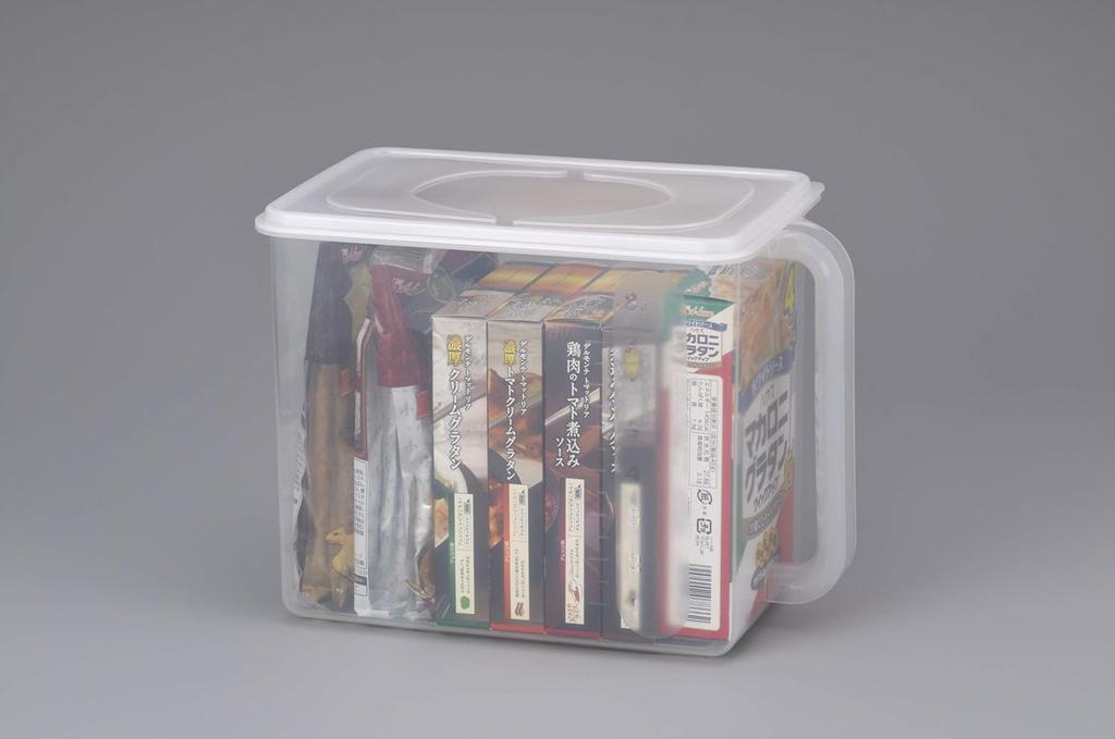 Inomata Chemical Storage Handy x 32cm x Set of Made in with 9199 (Inomata-k) Container, Stocker, Natural, 8L, 18.7cm (W) (D) 23.3cm (H), 2, Japan,