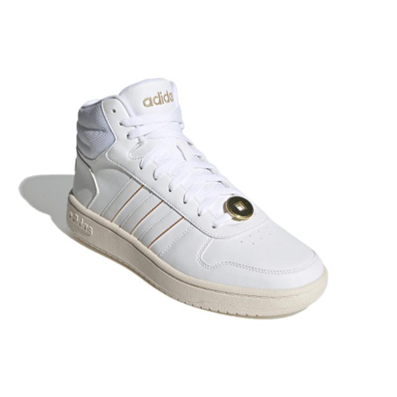 Adidas Hoops 2.0 Mid 'White Gold' Sneakers G55080