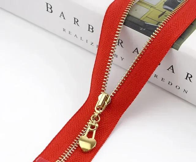 5Pcs Meetee 3# 15-30cm Metal Zippers Bags Closed End Auto Lock Zipper for Clothes Repair Kit DIY Sewing Material Accessories