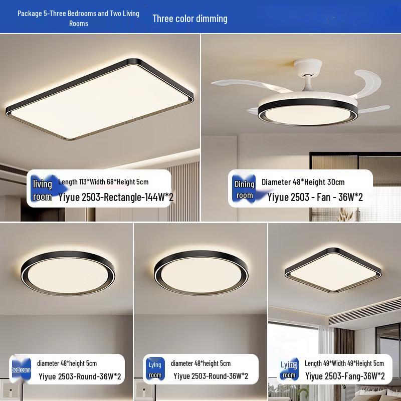 

Dream Bubble LED Ceiling Lamp with 3-Color Dimming