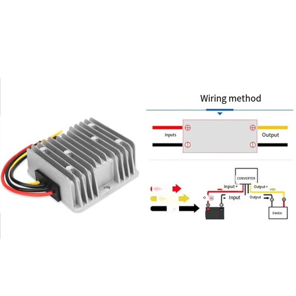 For DIY Projects 360W Power Supply 12V To 24V Converter 15A Power Supply Advanced Safety Protections For Golf Carts