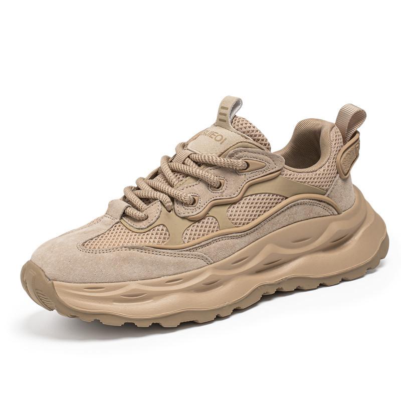 Sneakers men's new fashionable versatile mesh breathable casual shoes low-top retro Forrest Gump shoes trendy lightweight board shoes