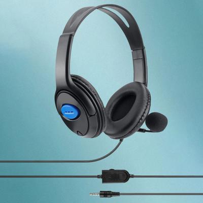 3,5 mm kabelgebundenes Stereo-Kopfhörer-Headset mit Rauschunterdrückung für Gaming-Online-Kurse