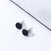Claw Punk Black Onyx 925 Silver Needle Punk Earrings Fashion Jewelry MeStud Earrings Ear Studs