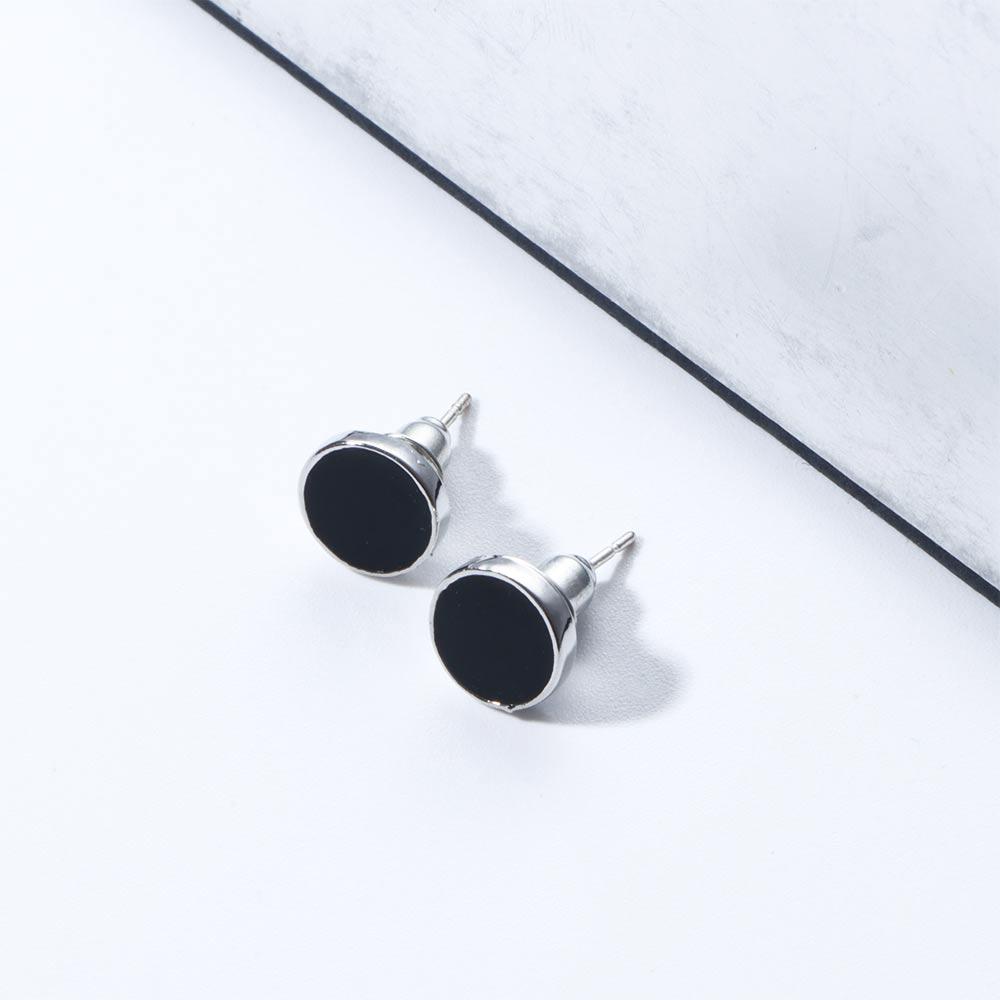 Claw Punk Black Onyx 925 Silver Needle Punk Earrings Fashion Jewelry MeStud Earrings Ear Studs