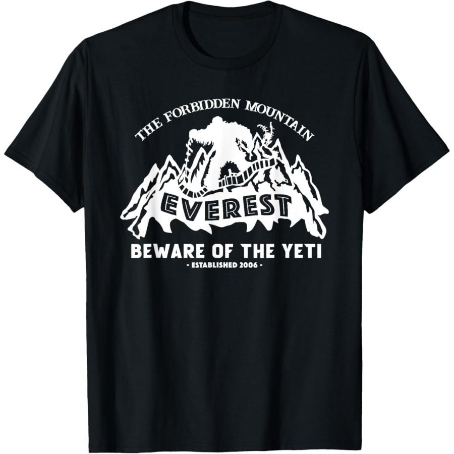 Expedition Everest, Yeti Research, Animal Theme Park Trip T-Shirt XXXXXL чёрный