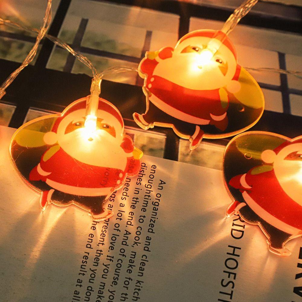 Snowman Christmas  Light String Santa Claus Xmas Ornaments Light Christmas Lights Strip  Home