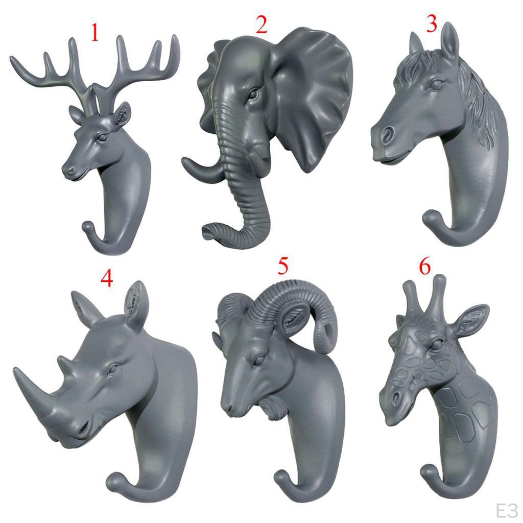 animal pattern the wall Hooks Coat Decoration for Living Room Bedroom kids