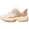 Women's Xingfeng Retro Chunky Dad Shoes Off White Khaki Light Green 922538839-3