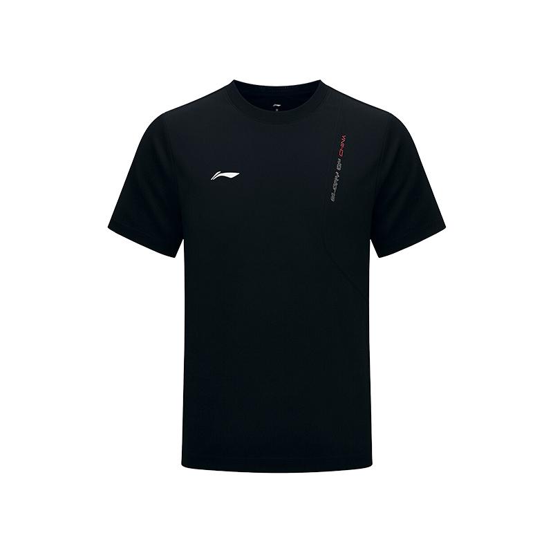 

Серия настольного тенниса Li Ning Glory Национальный флаг Простая Удобная Высокоэластичная Дышащая Круглый вырез Спортивная Повседневная Футболка Унисекс Топы ATSW071-1 S
