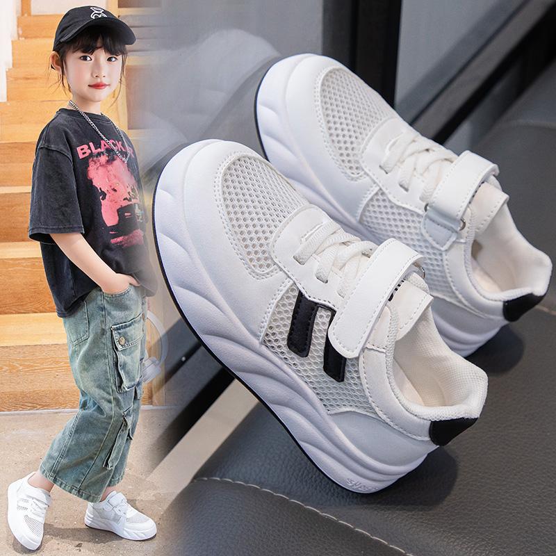 Kids Tennis Shoes Non-slip Mesh Breathable Children Casual Shoes Soft 2025 Brand New Students Sports Shoes for Boys Girls Trendy
