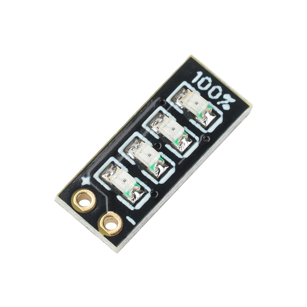 

1S 2S 3S Battery Metering Module High Precision Li-ion/LiPo Lithium Battery Power Indicator 4-Channel Mini LED Battery Tester