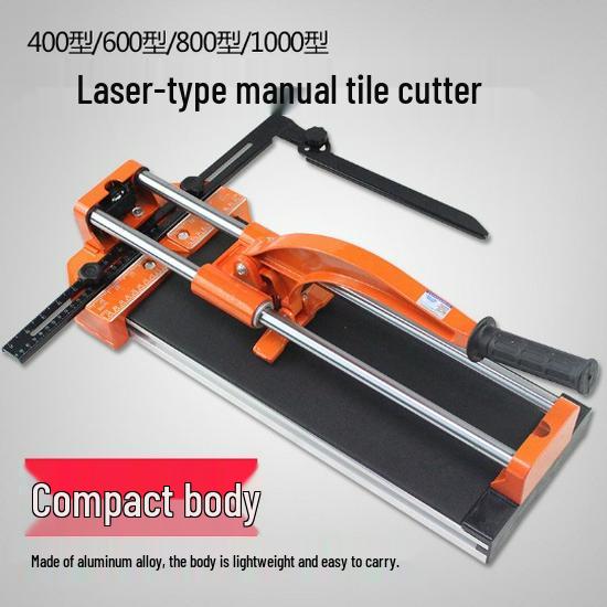 800mm High-Precision Manual Tile Cutter with Dual-Track Aluminum Alloy System