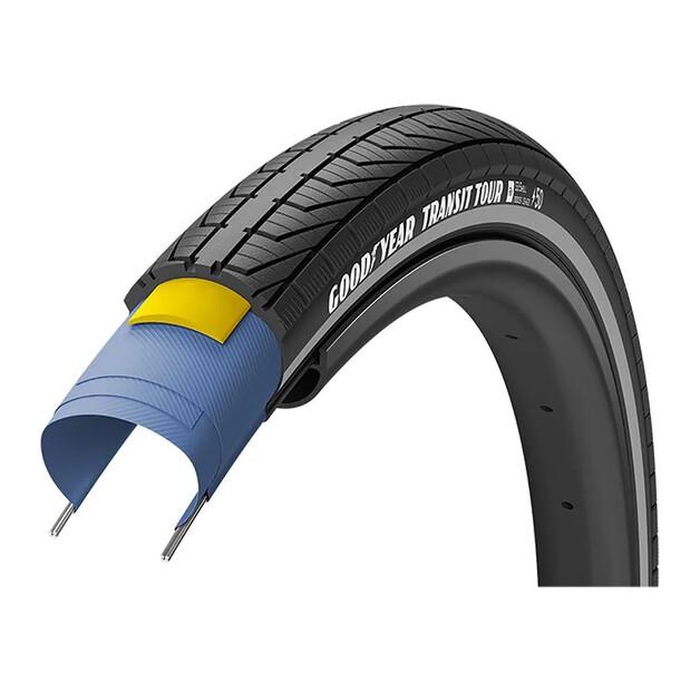 

Жесткая городская шина Goodyear Transit Tour S3 Shell 700 x 30 700 x 30